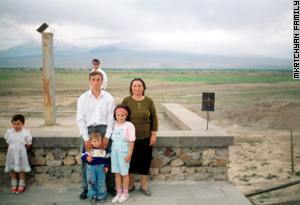 Armen was photographed with his family a day before entering the army. Ten months later he disappeared.