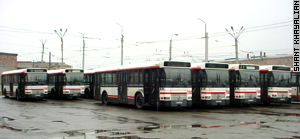 The French are scheduled to send 40 buses by the end of the year.